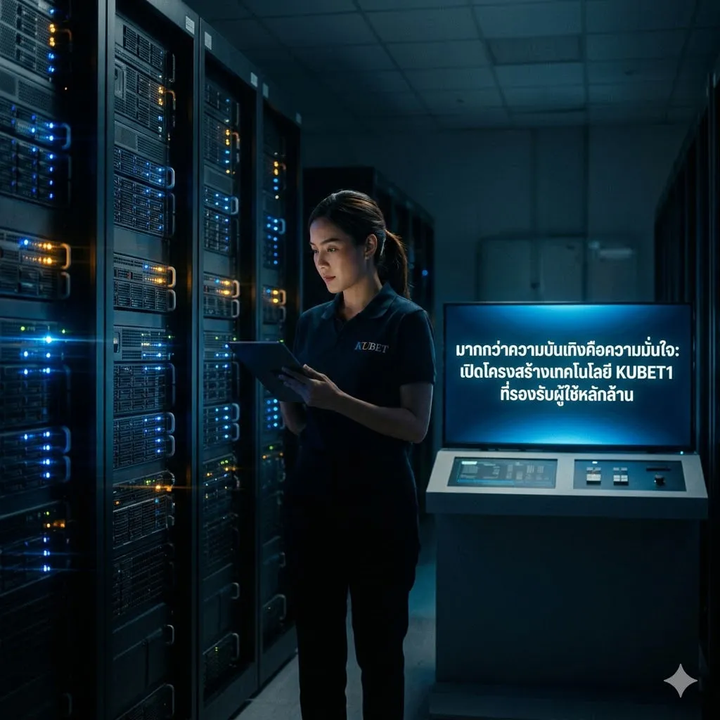 มากกว่าความบันเทิงคือความมั่นใจ: เปิดโครงสร้างเทคโนโลยี KUBET1 ที่รองรับผู้ใช้หลักล้าน