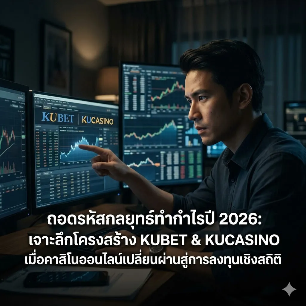 ถอดรหัสกลยุทธ์ทำกำไรปี 2026: เจาะลึกโครงสร้าง KUBET & KUCASINO เมื่อคาสิโนออนไลน์เปลี่ยนผ่านสู่การลงทุนเชิงสถิติ